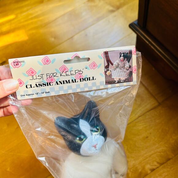 Vintage Just For Keeps Classic Animal Doll Cat 14" Tall - Picture 3 of 10
